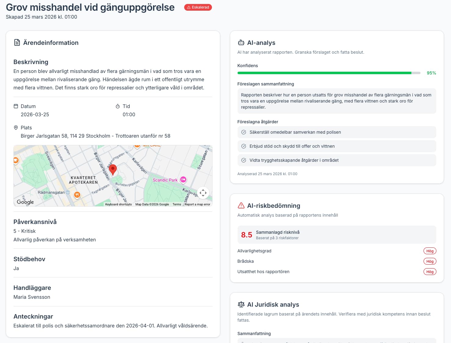 Standas ärendehantering