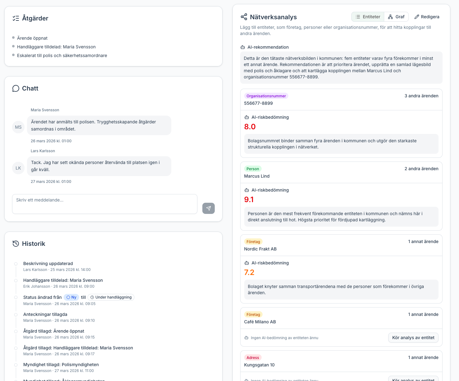 Standas ärendehantering med AI-stöd
